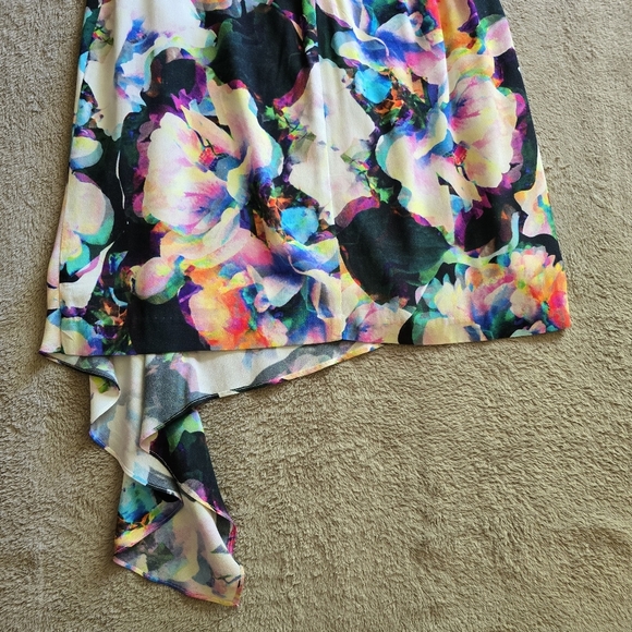 Nicole Miller Artelier Sleeveless Floral Midi Dress size 6 - Picture 7 of 10